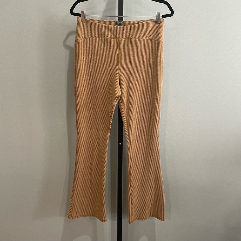 Wild Fable Ribbed Knit Wild Leg Leggings Size Large